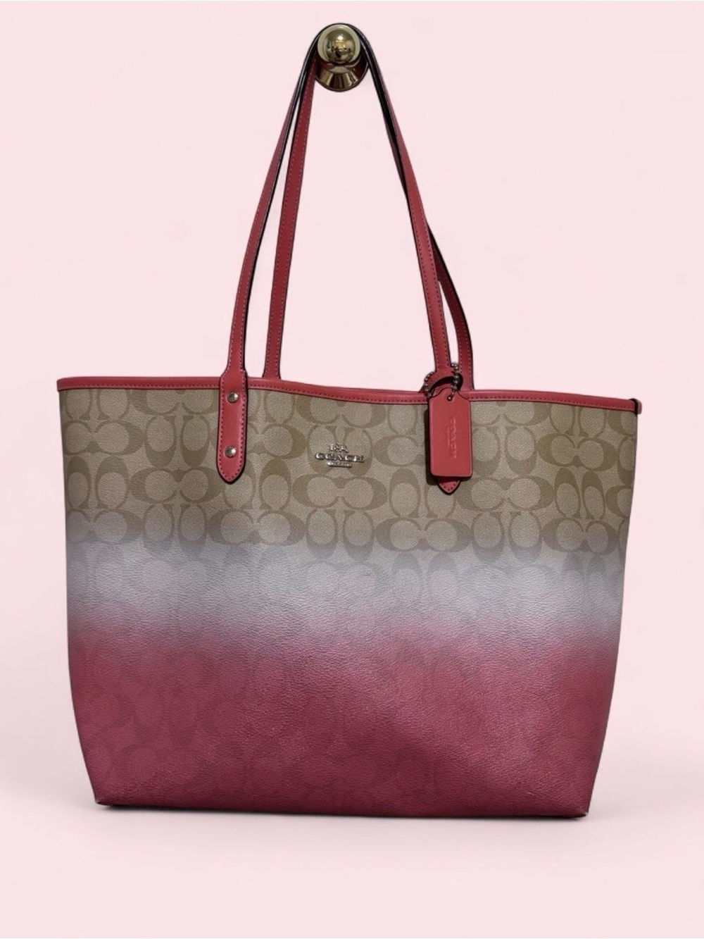 Coach Ombre Signature Reversible Tote